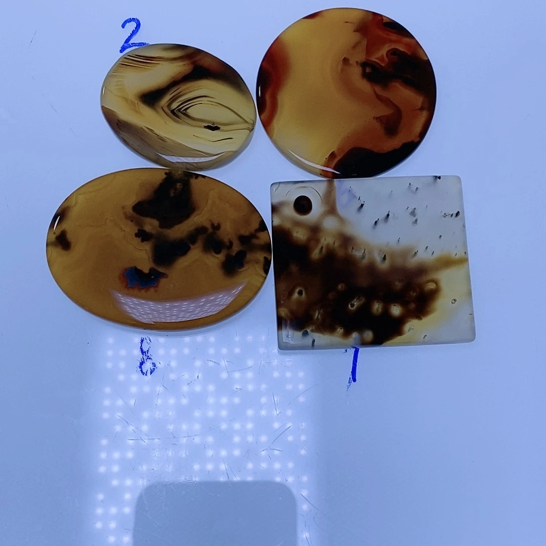 玛瑙/玉髓珠宝半成品未镶嵌爱*孓