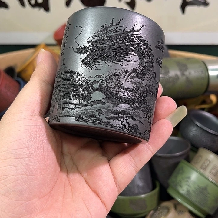 茶杯紫砂全手工紫砂主人杯