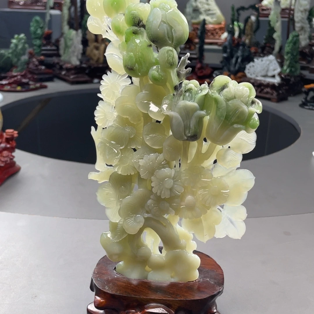 和田玉未镶嵌摆件