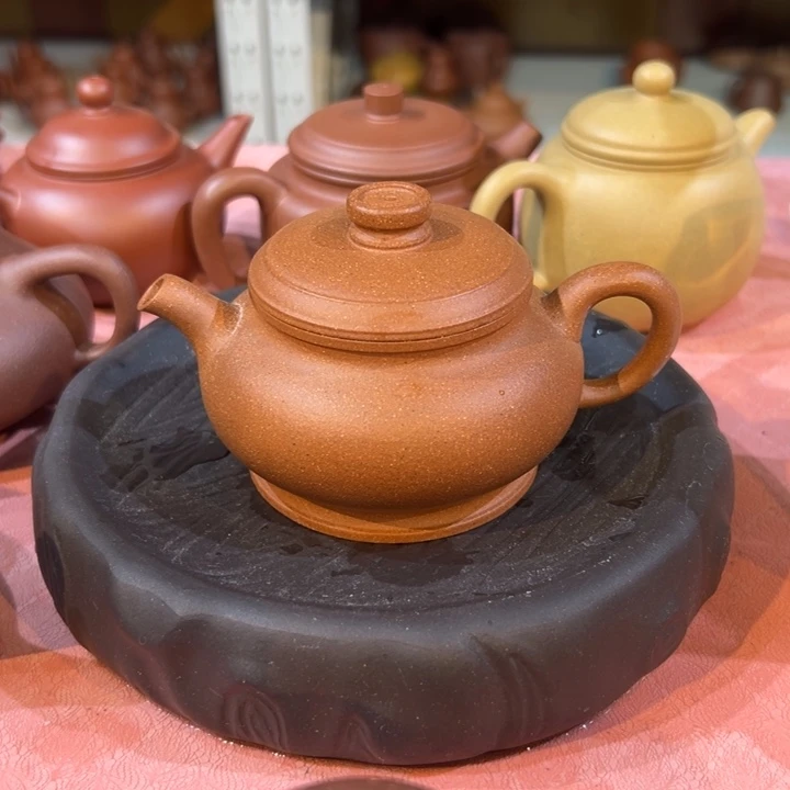 茶案紫砂巨轮150cc五彩段