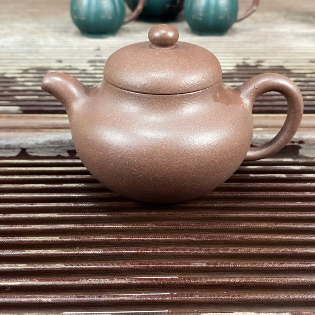 茶案紫砂宜兴原矿紫砂柿园天青230c