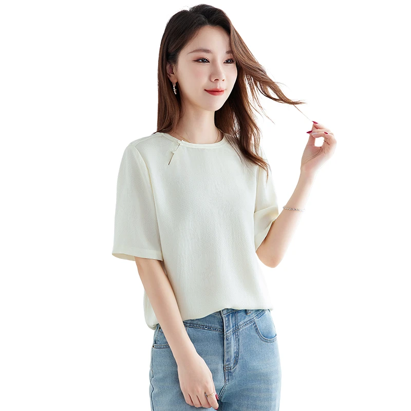 【森哥】100%桑蚕丝T恤12599662