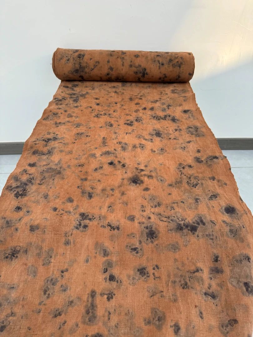 A038植染老粗布手工DIY