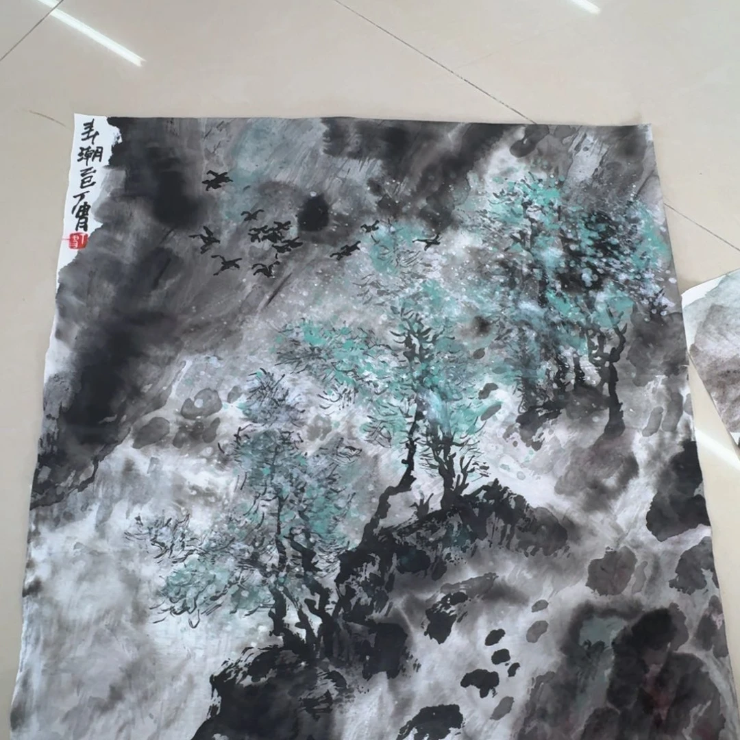 国画丁胄老师50斗方可托底