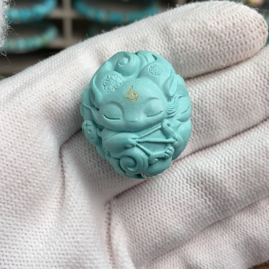 绿松石未镶嵌凤九4