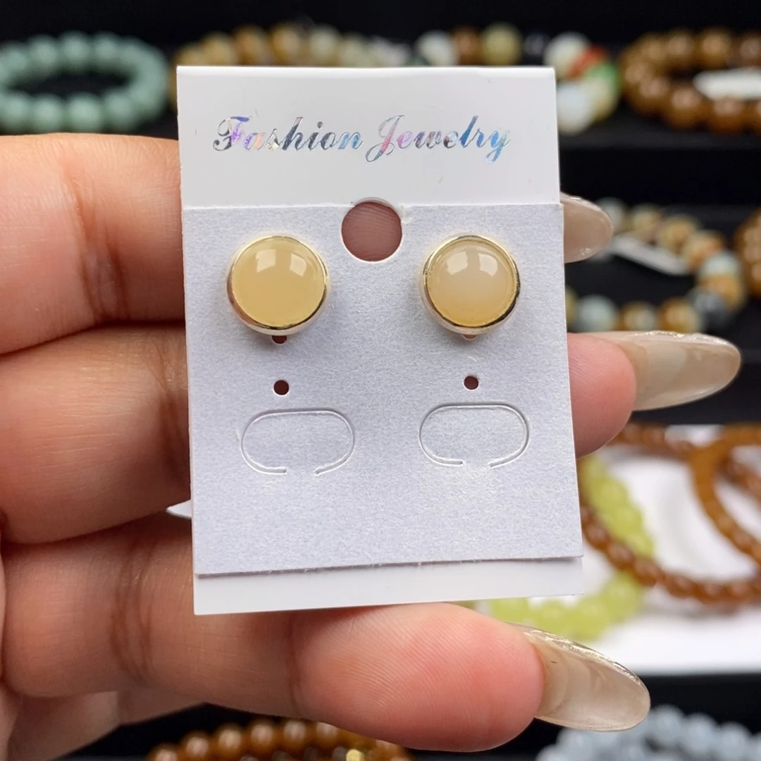 和田玉银S925镶嵌颈饰