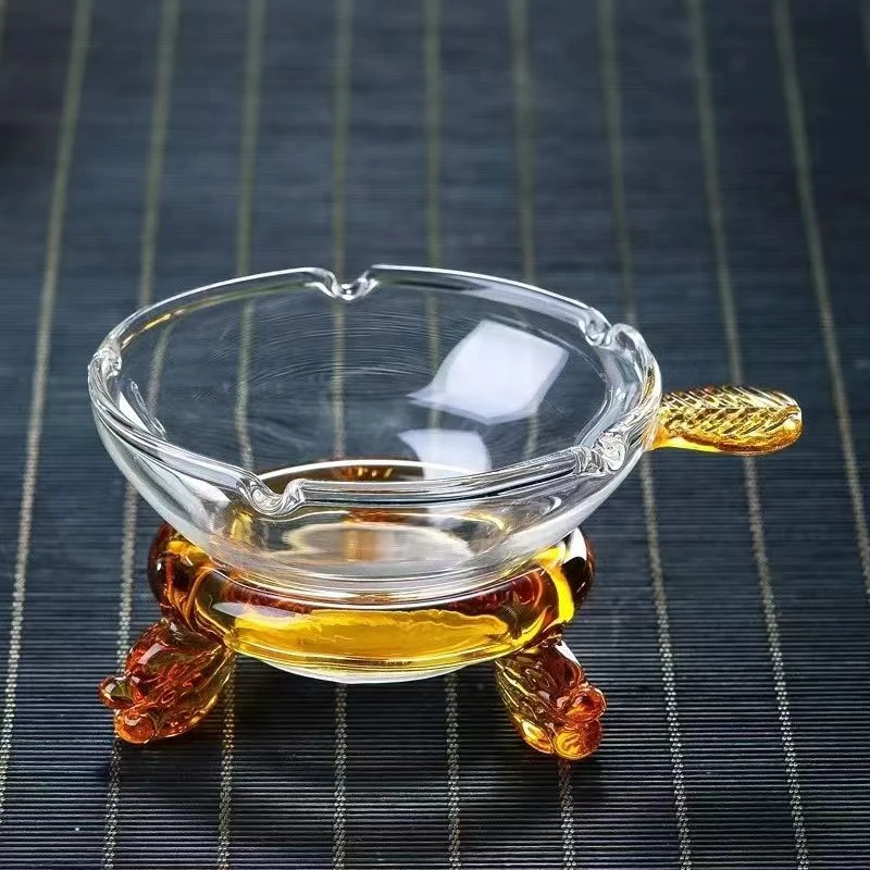 耐热手工透明茶漏创意玻璃过滤器高档日式公道杯专用过滤网