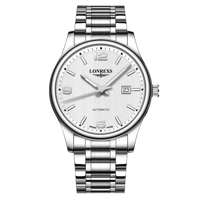 LONREXS/康柏白/表径41mm男士经典全自动腕表