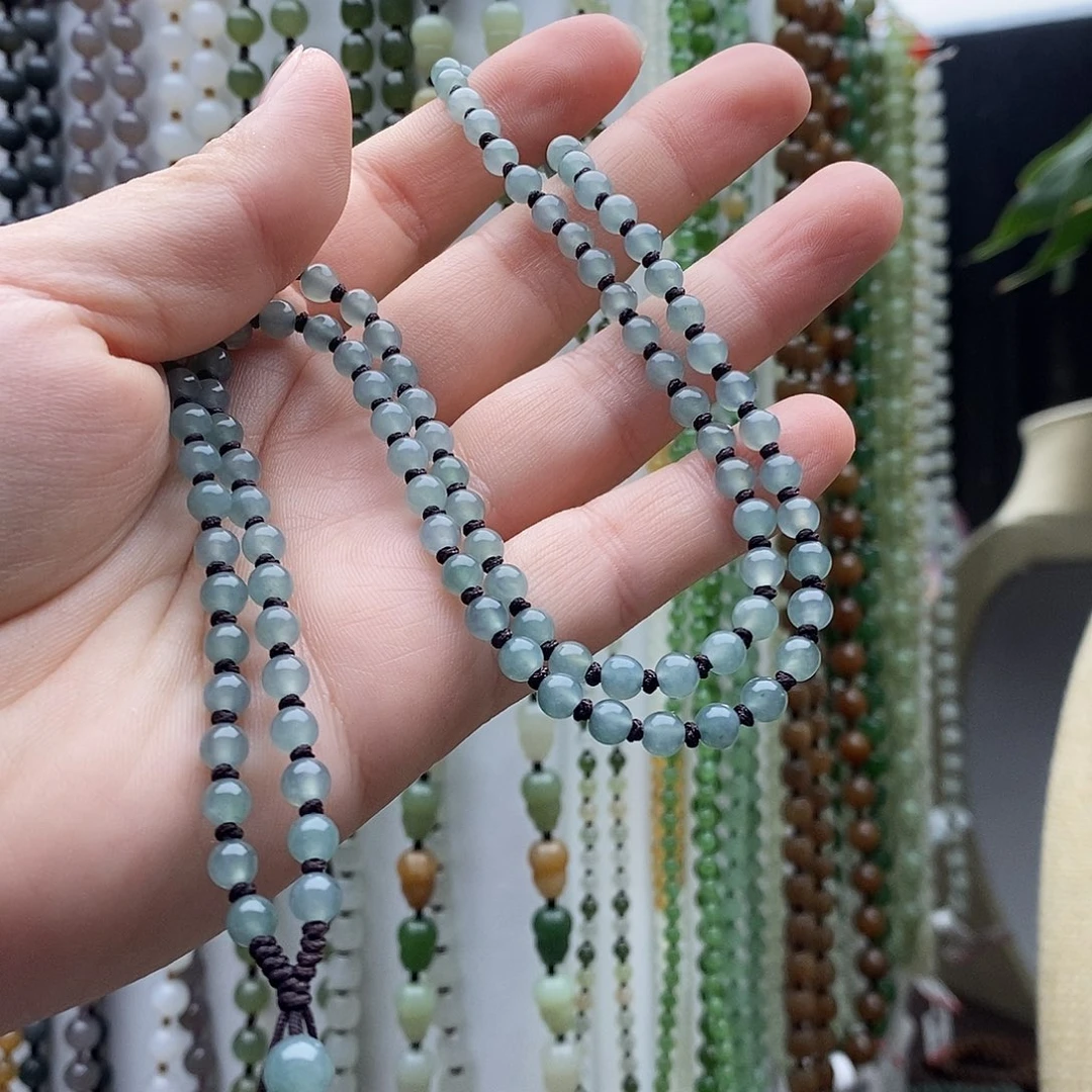 葑****翡翠未镶嵌颈饰翡翠项链吊坠挂绳