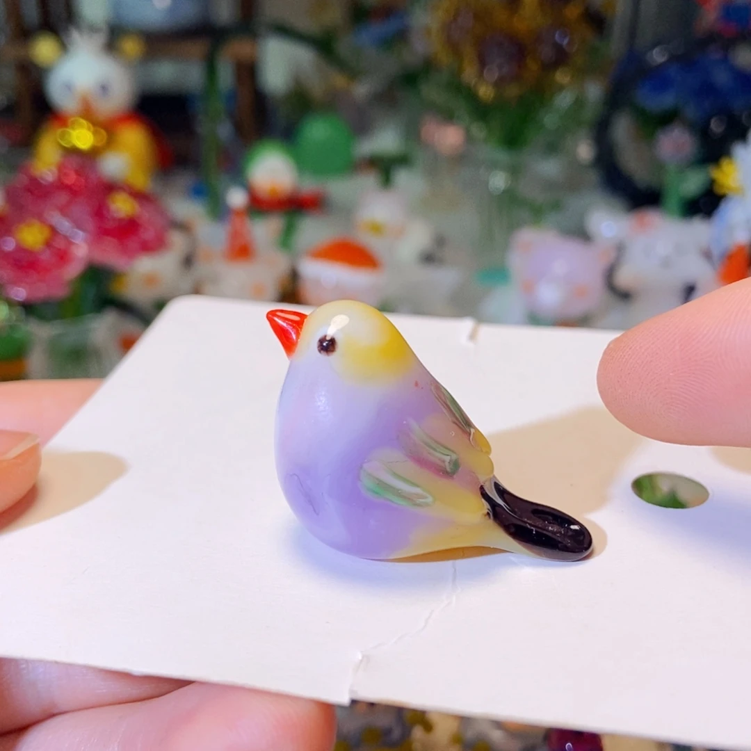 琉璃手工艺品料器鸟