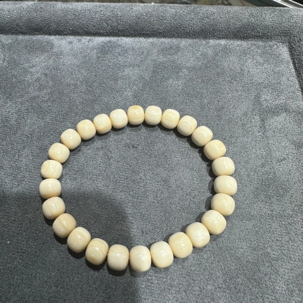 【秋丽专属】X9490猛犸芝士皮料老型手串9mm左右