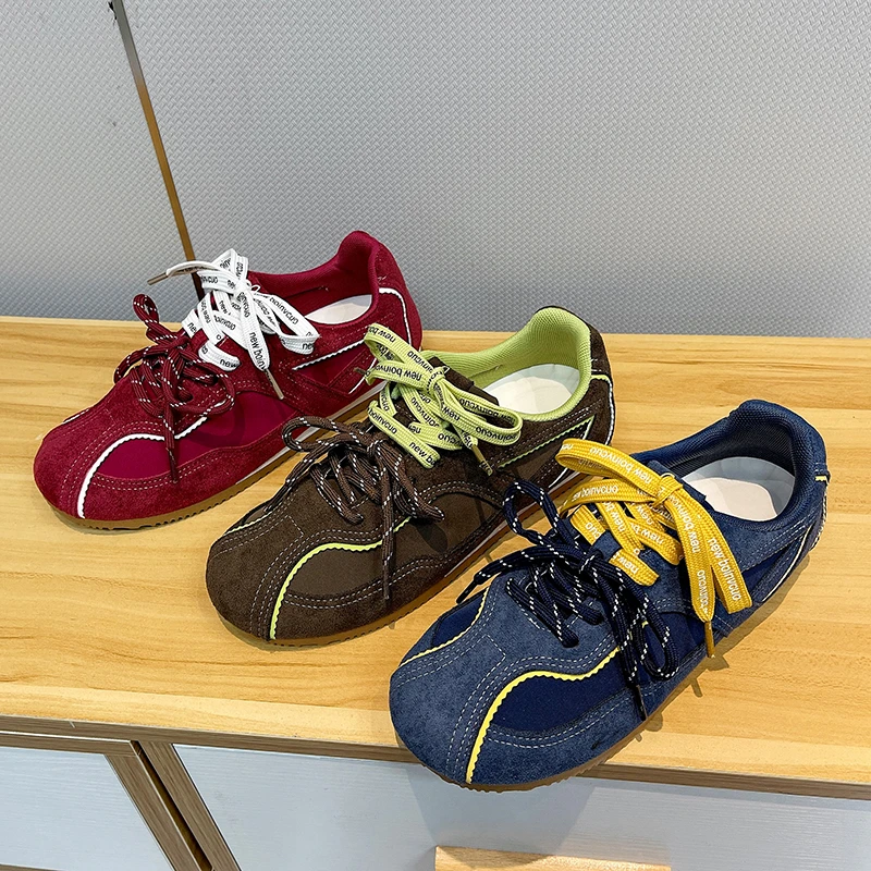 【现货+运费险】【断码链接：001-060】软底软面德训鞋女2025运动鞋