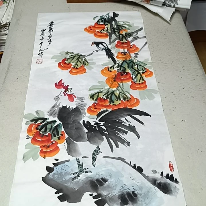 国画梦**翩国画花鸟花鸟国画