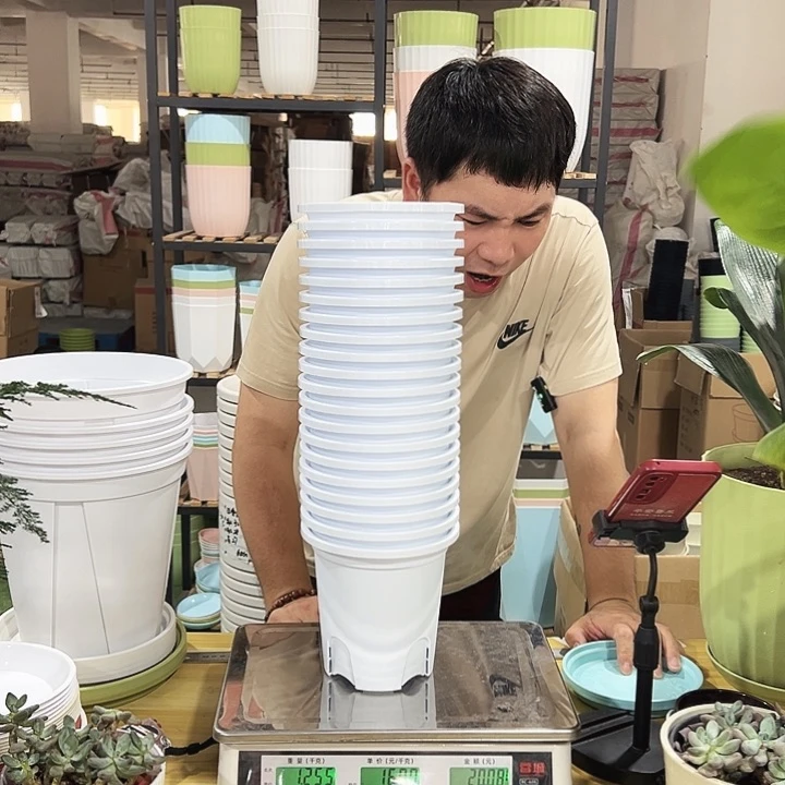 圆形控根口15高15白色20个无托