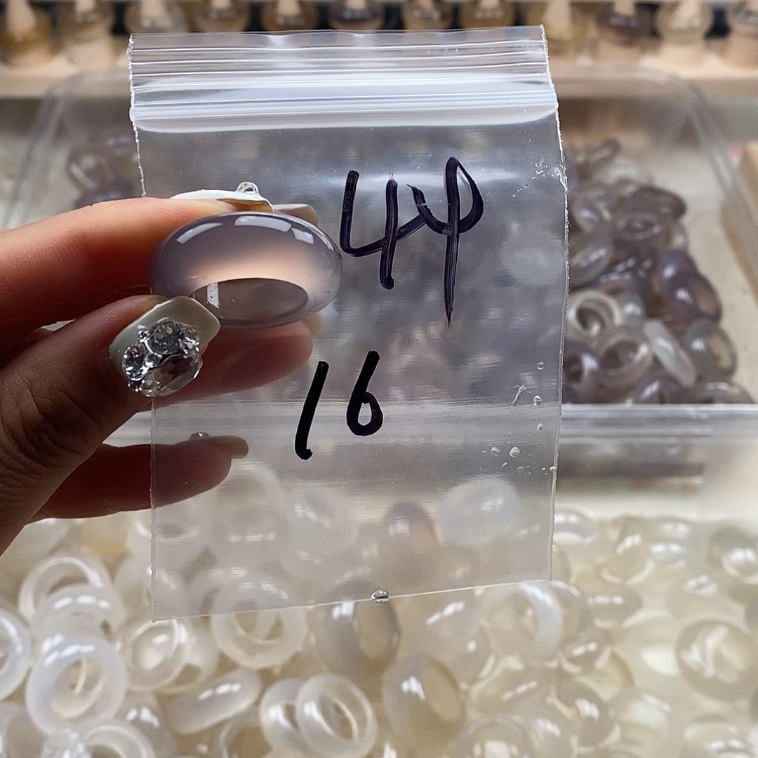 玛瑙/玉髓戒指合金