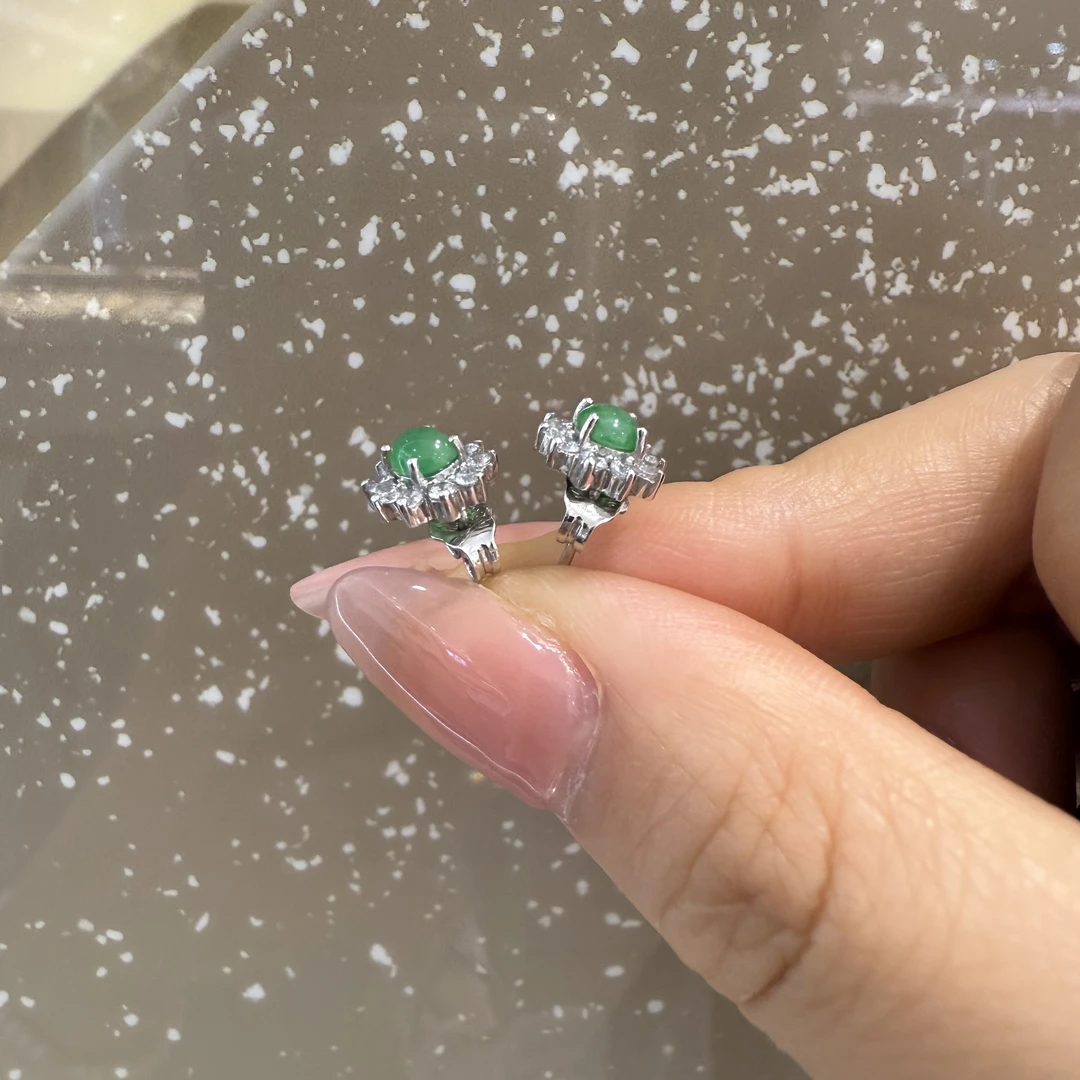铂金PT 950耳环2.95克
