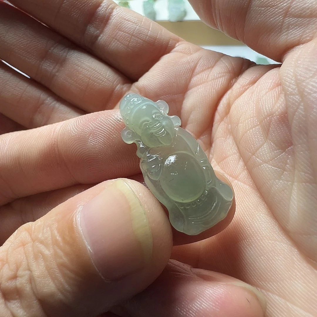 定制翡翠未镶嵌财神