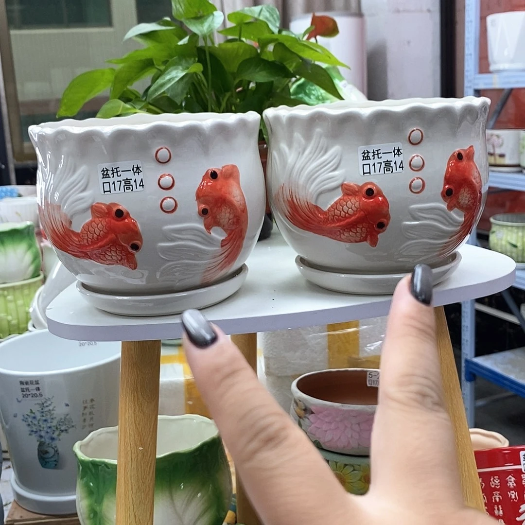 陶瓷@陶瓷花盆@@583938183869