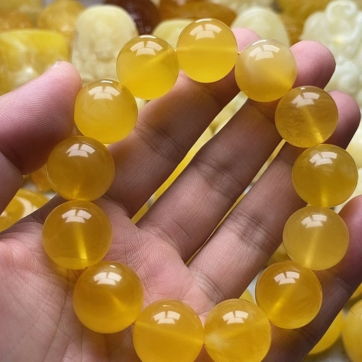 琥珀颈饰未镶嵌琥珀蜜蜡吊坠