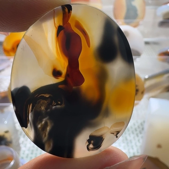 玛瑙/玉髓未镶嵌项链