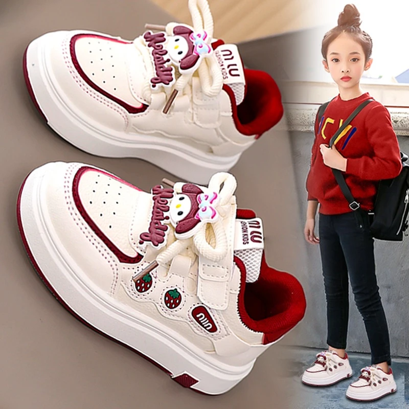 阿童木女童鞋儿童板鞋2025新款秋季休闲百搭运动鞋软底小白鞋女孩