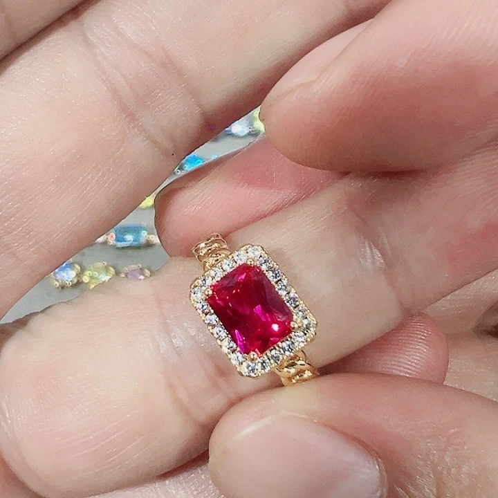 钨金无红宝篮宝满钻镶嵌大宝贝
