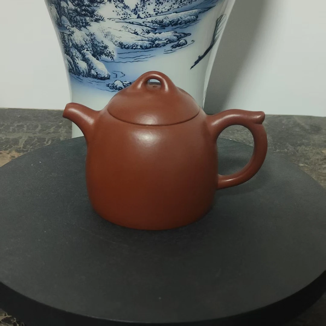 大红袍小品光器秦权紫砂壶