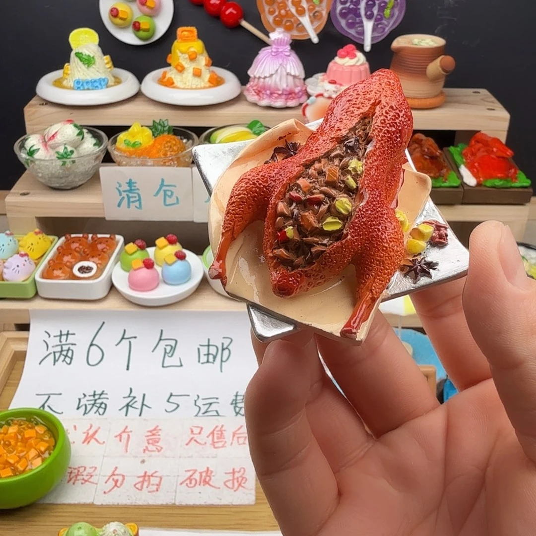 树脂食玩冰箱贴 凭开箱视频售后