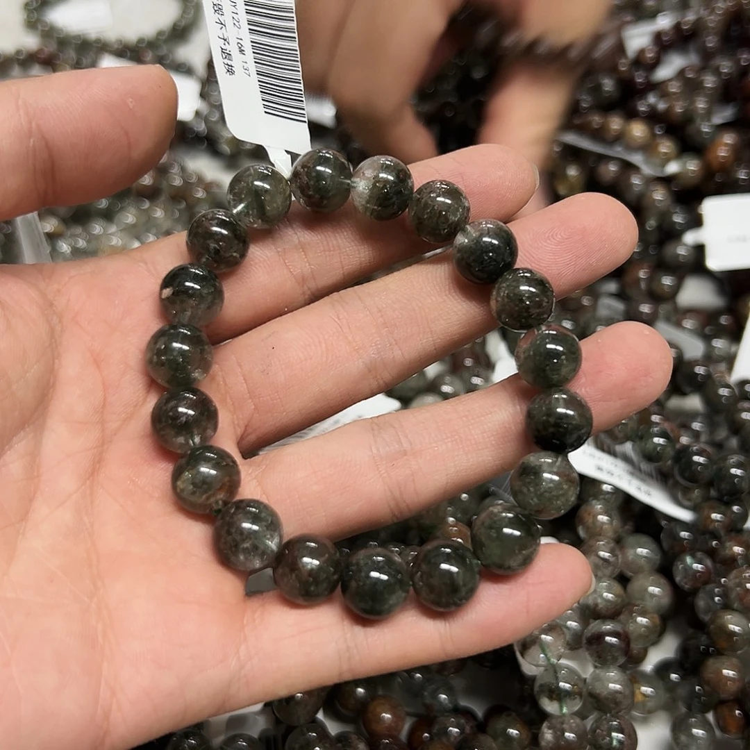未镶嵌手链水晶绿幽灵