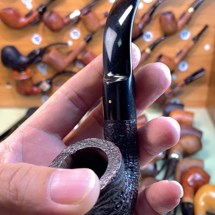 意大利沙芬一点金石楠木烟斗