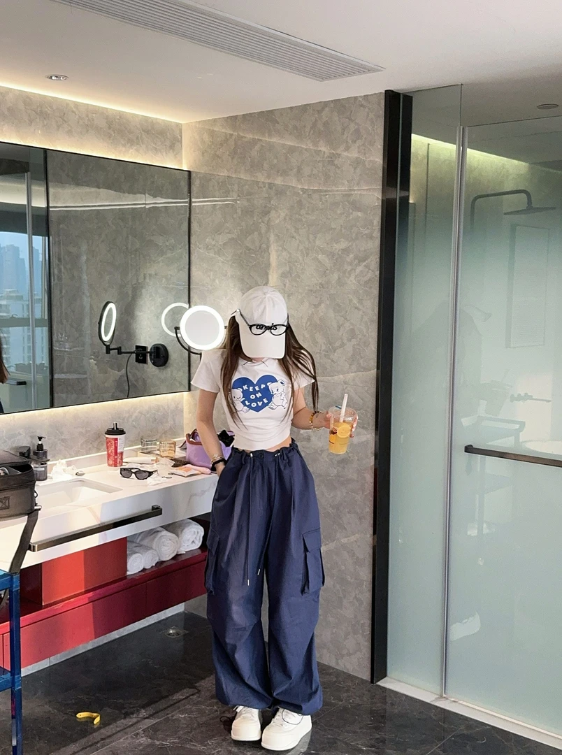 米娜家【爱心小熊】泡菜订制小熊爱心卡通T恤