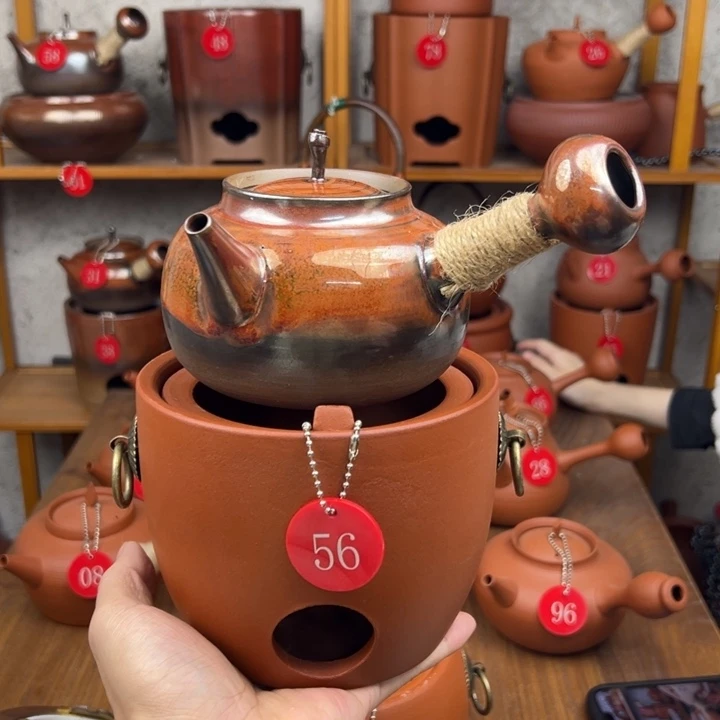 微瑕全手窑变➕鼓型一代炭炉