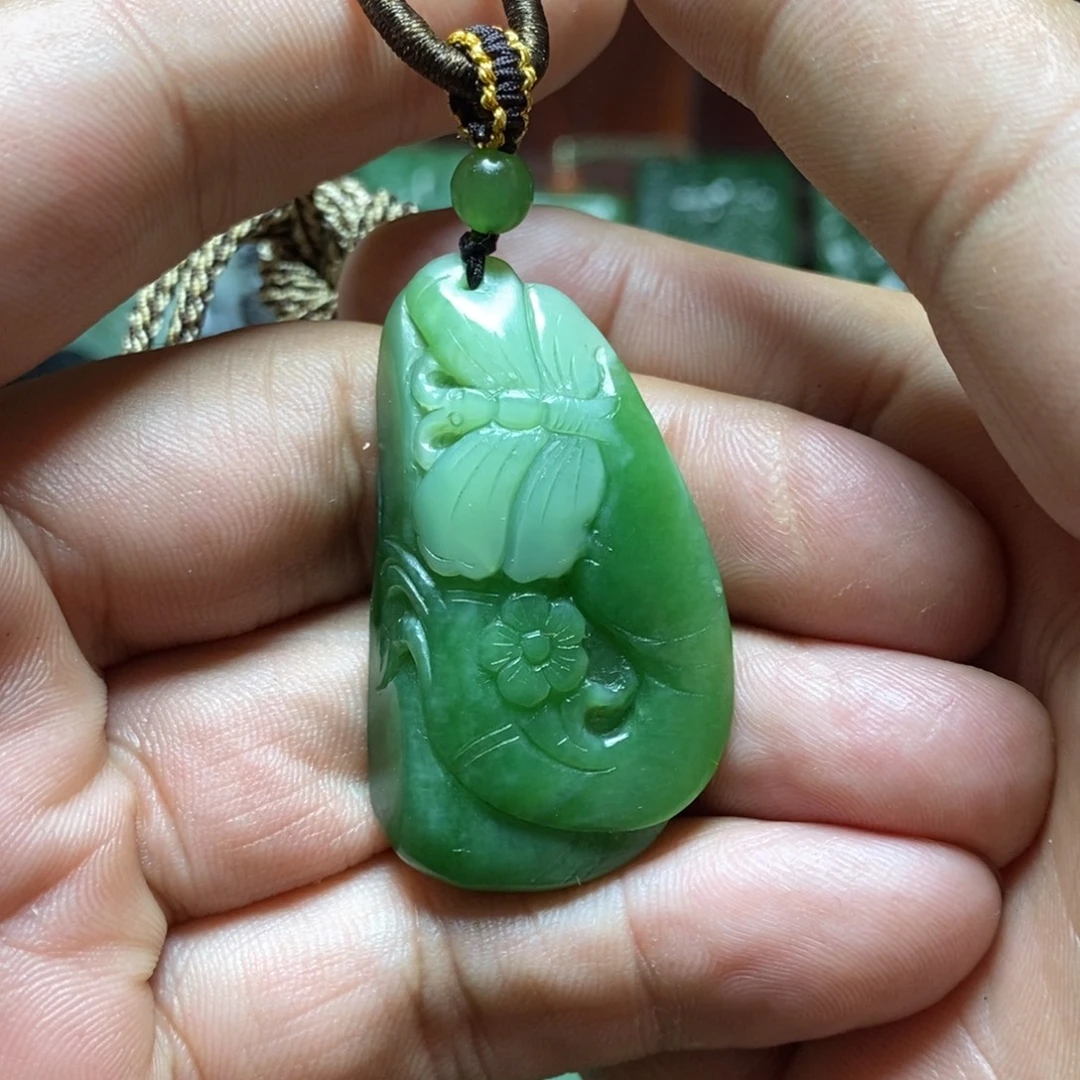 和田玉（碧玉）未镶嵌挂件