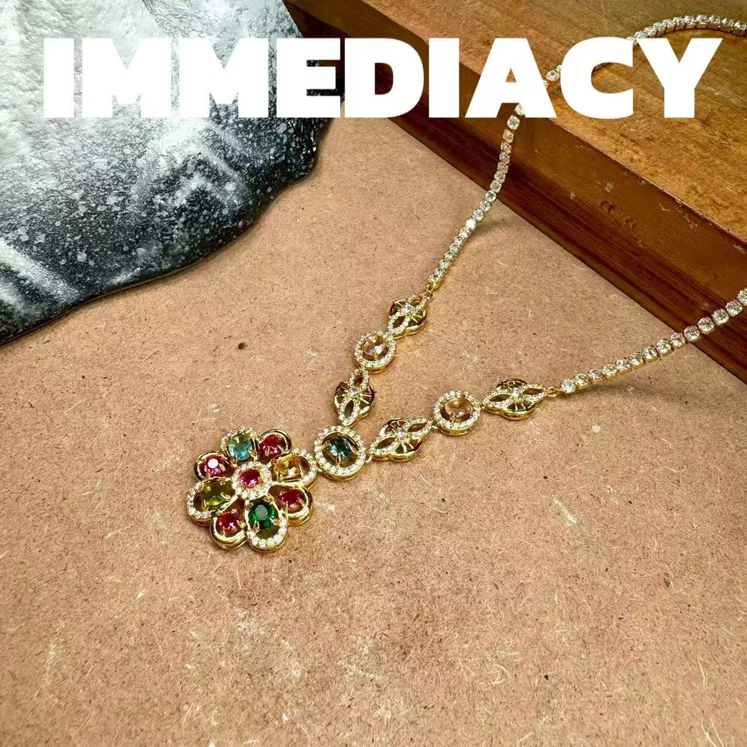 项链 正品IMMEDIACY【人间彩虹】多宝项链AE507