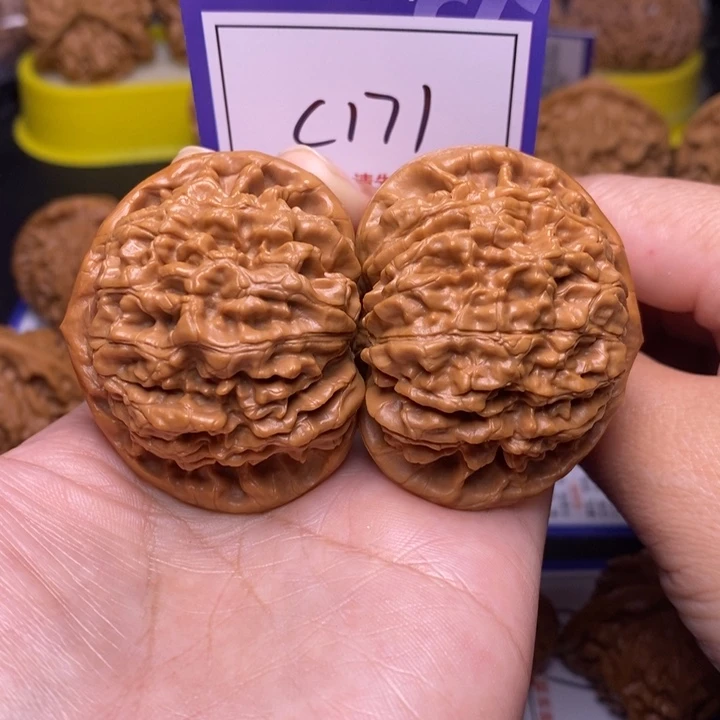 把件文玩核桃49官帽c171