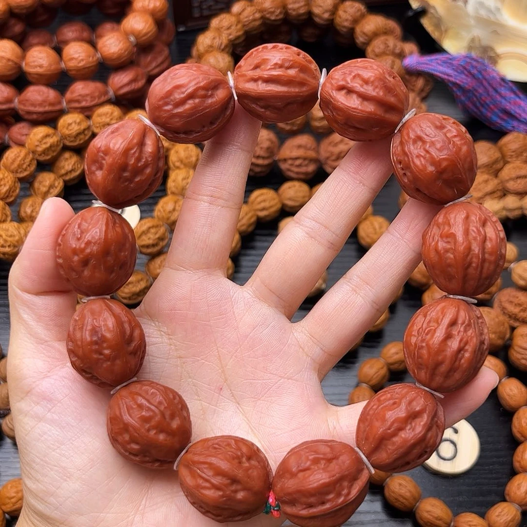 红皮粗筋大枣手串