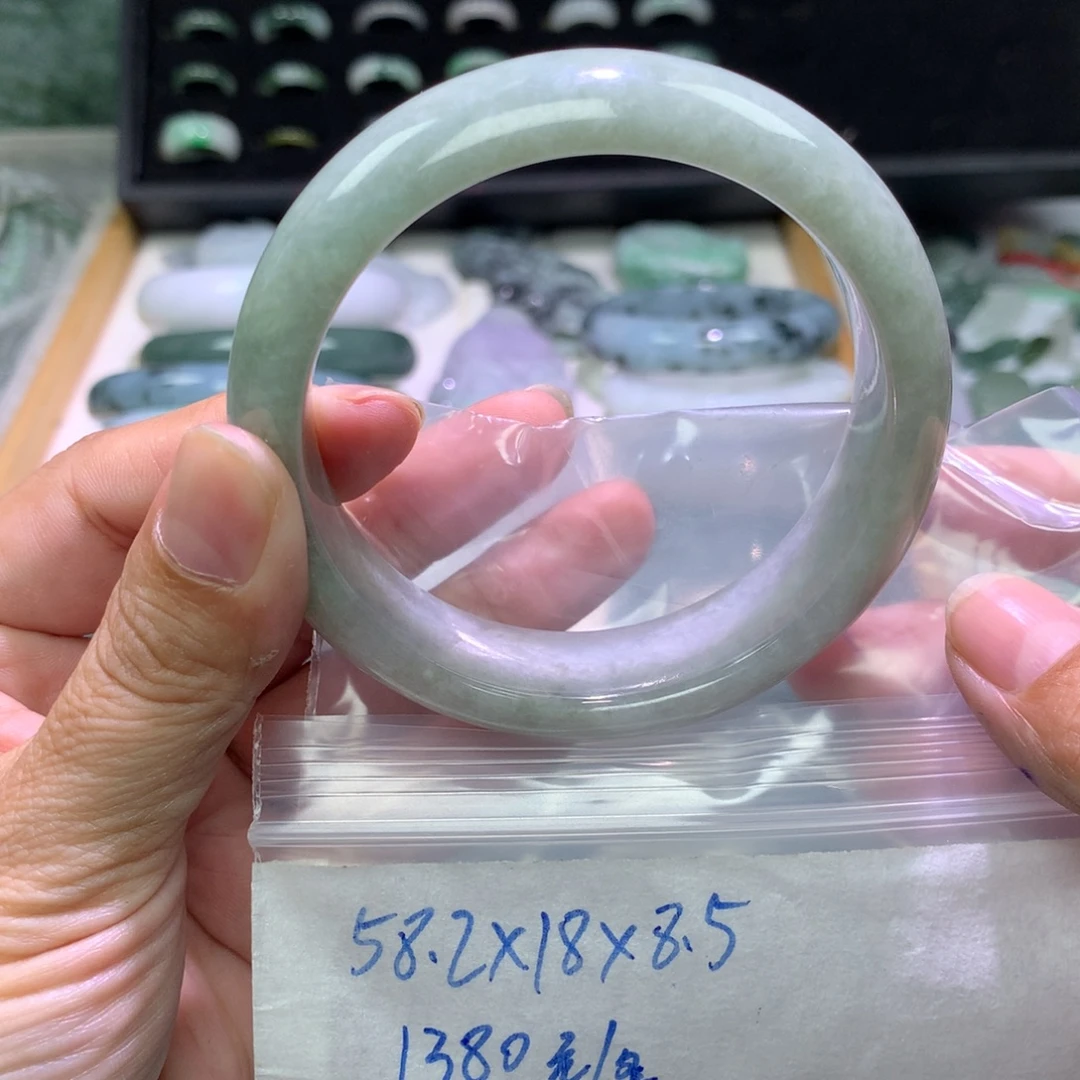 未镶嵌定制翡翠手镯58