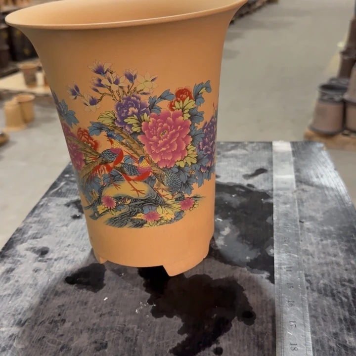 紫砂紫砂花盆破损补发高度25口径20单只