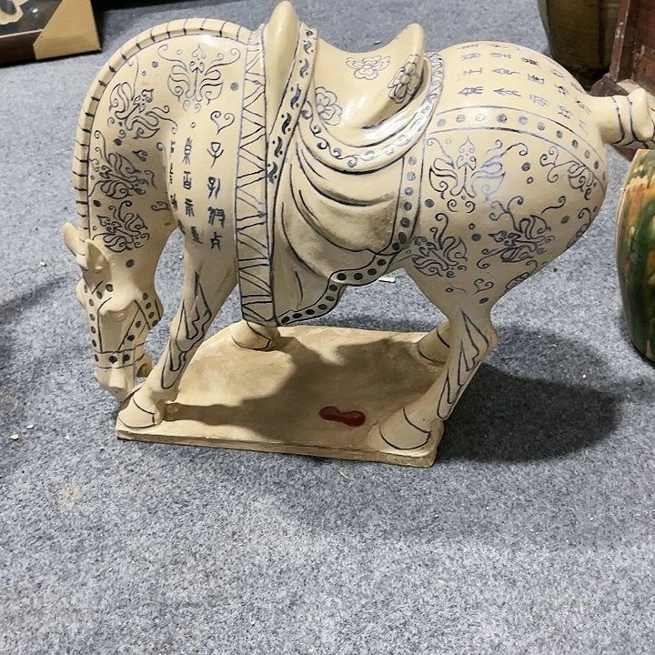 瓦当摆件摆件茶的茶包生*