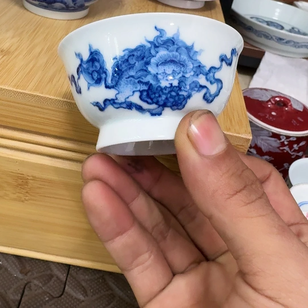 瓷片现代景德镇陶瓷手绘茶具