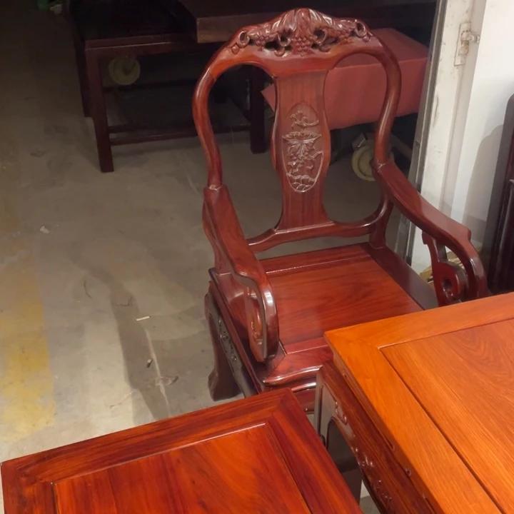 非洲紫檀主人椅一对麒*