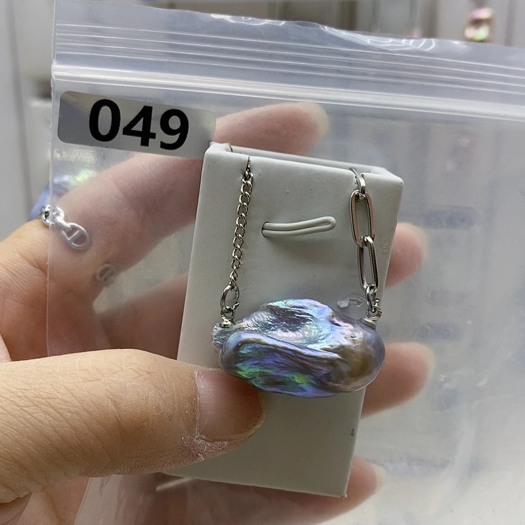 颈饰合金淡水珍珠
