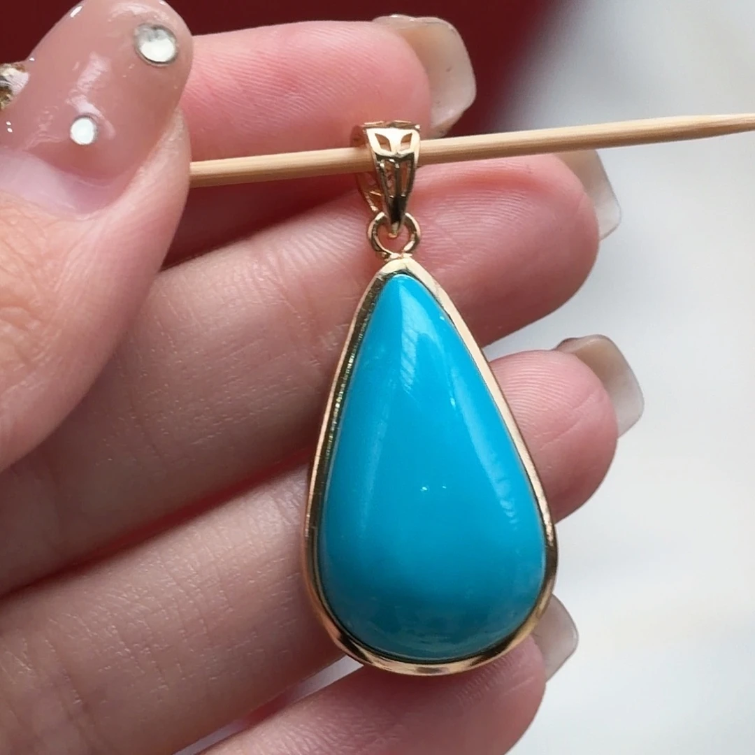 绿松石未镶嵌颈饰