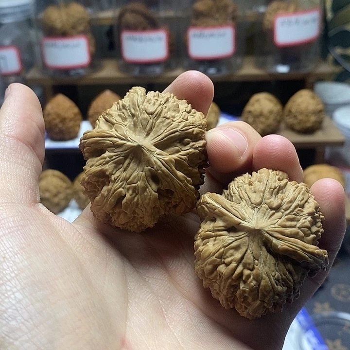 文玩核桃把件137核桃42棱45肚