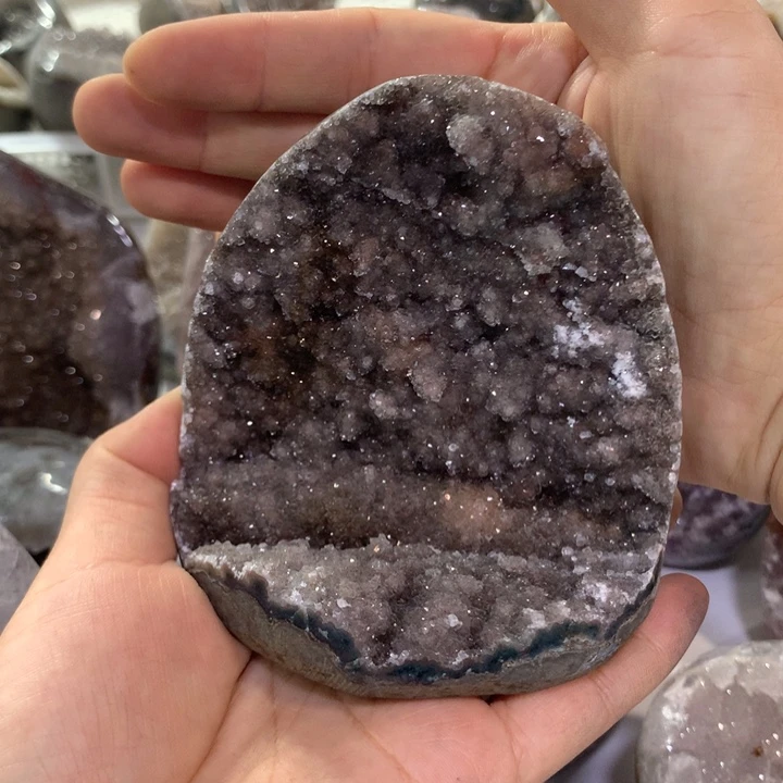 紫晶摆件未镶嵌水晶