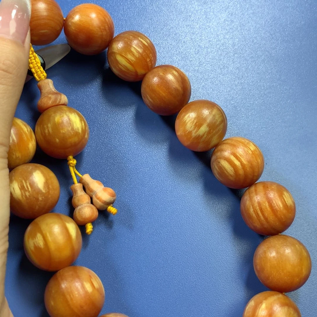 松木轩**爸琥珀木2.0手持18颗