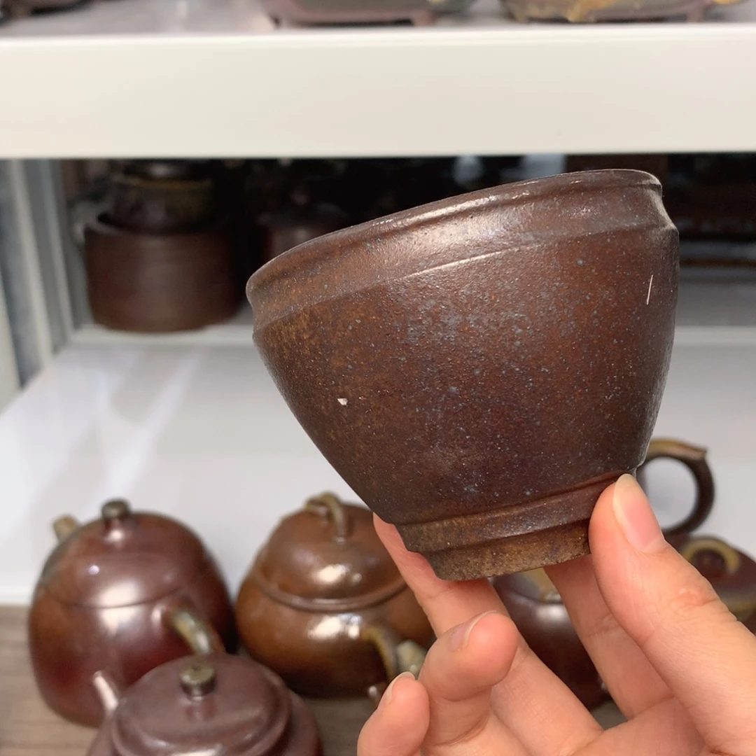 茶壶紫砂纯自然柴烧