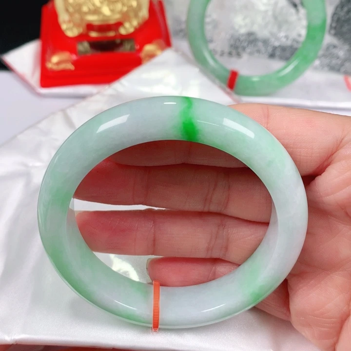 未镶嵌手镯翡翠   编号0145 正圈54+ 福利镯