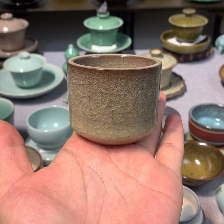 龙泉青瓷哥窑扳指