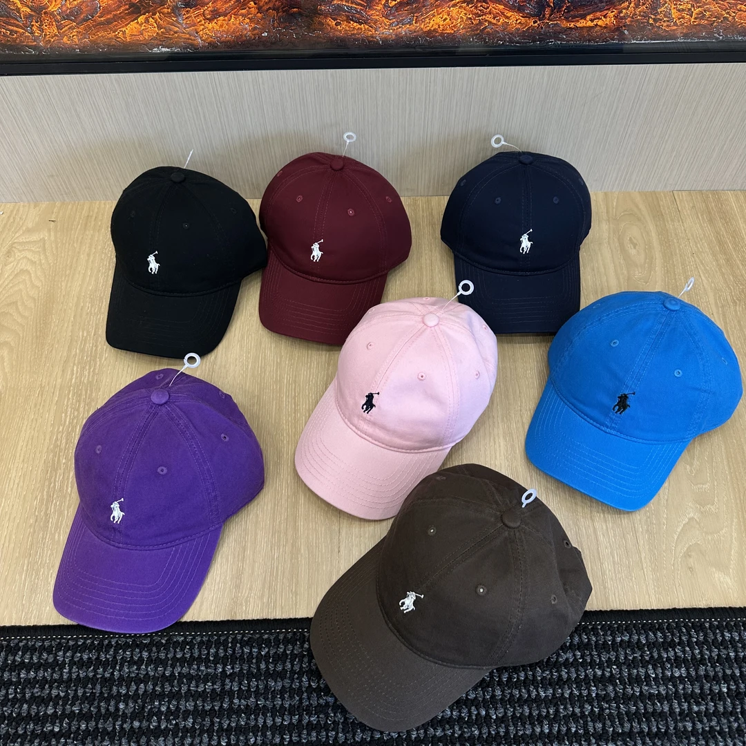 小马经典刺绣鸭舌棒球帽子男女同款